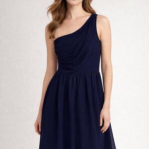 Alfred-angelo Women's Navy and Blue Formal-dresses Size 8 Bridesmaid Prom Formal